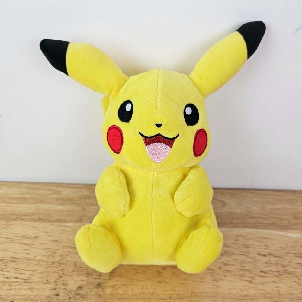 Pokemon Pikachu Stuffed Animal Soft Plush Authentic WCT by Wicked Cool Toys